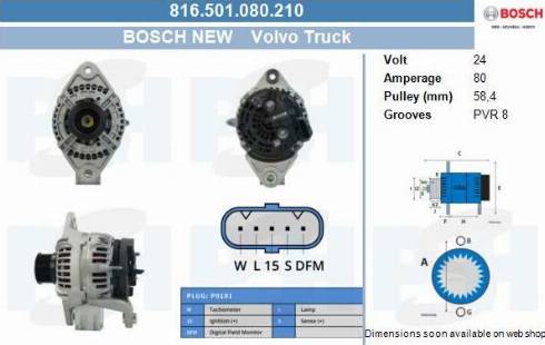 PSH 816.501.080.210 - Alternator furqanavto.az