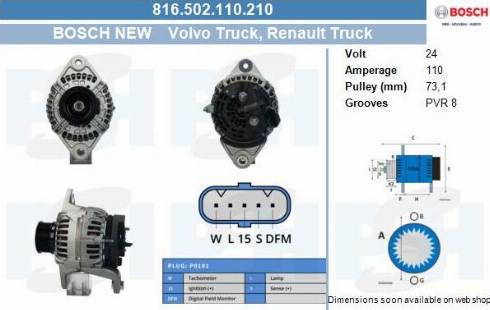 PSH 816.502.110.210 - Alternator furqanavto.az