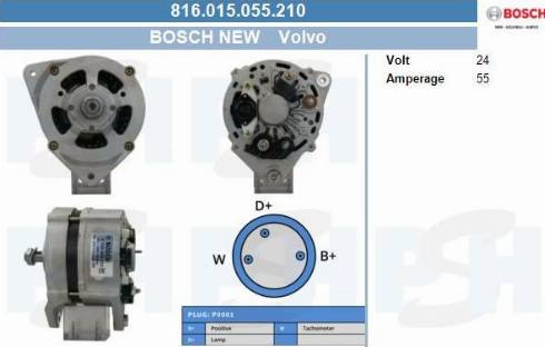 PSH 816.015.055.210 - Alternator furqanavto.az