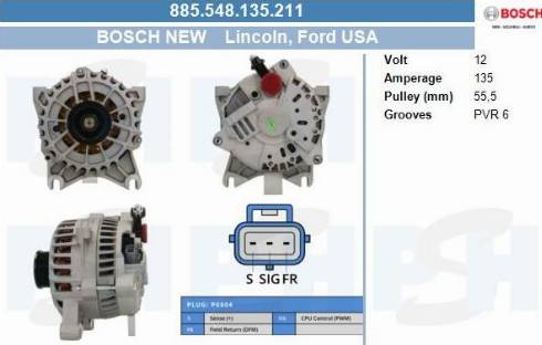 PSH 885.548.135.211 - Alternator furqanavto.az