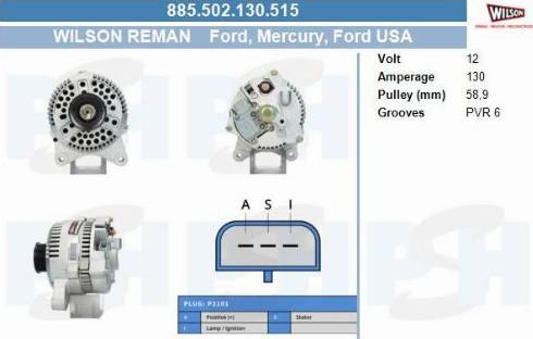 PSH 885.502.130.515 - Alternator furqanavto.az