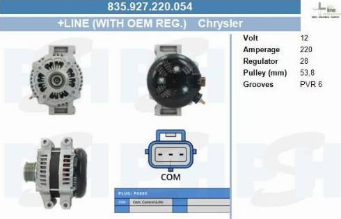 PSH 835.927.220.054 - Alternator furqanavto.az