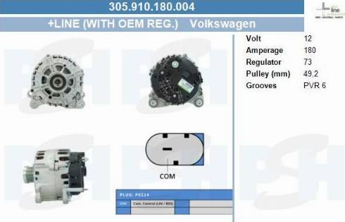 PSH 305.910.180.004 - Alternator furqanavto.az