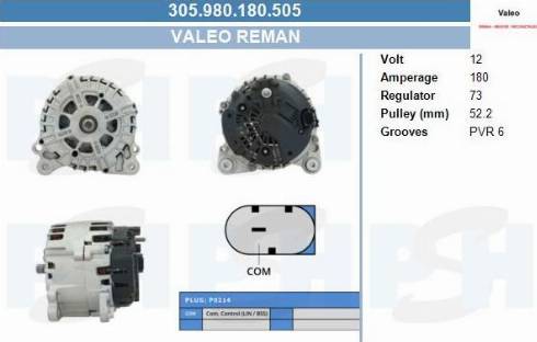 PSH 305.980.180.505 - Alternator furqanavto.az