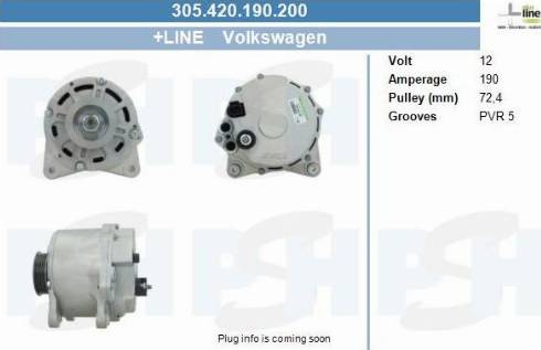 PSH 305.420.190.200 - Alternator furqanavto.az