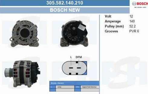 PSH 305.582.140.210 - Alternator furqanavto.az