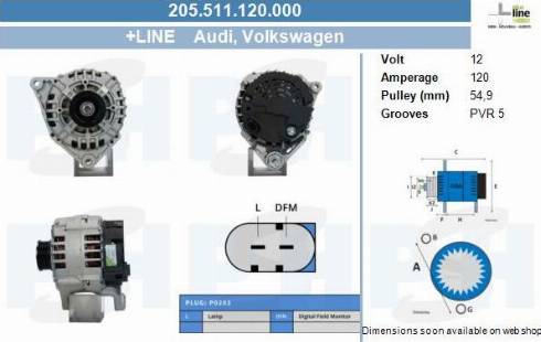 PSH 205.511.120.000 - Alternator furqanavto.az