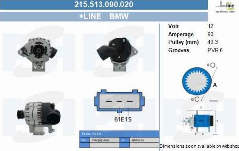 PSH 215.513.090.020 - Alternator furqanavto.az