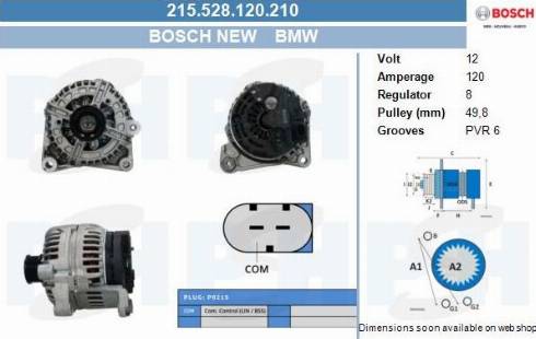 PSH 215.528.120.210 - Alternator furqanavto.az