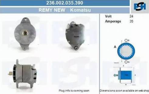 PSH 236.002.035.390 - Alternator furqanavto.az