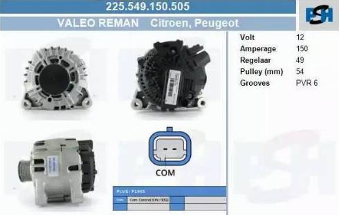 PSH 225.549.150.505 - Alternator furqanavto.az