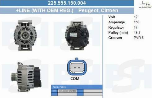 PSH 225.555.150.004 - Alternator furqanavto.az