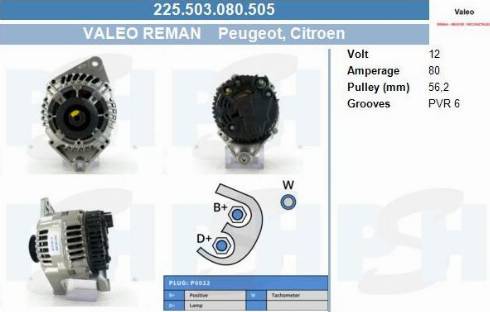 PSH 225.503.080.505 - Alternator furqanavto.az