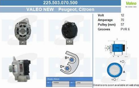 PSH 225.503.070.500 - Alternator furqanavto.az