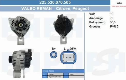 PSH 225.530.070.505 - Alternator furqanavto.az