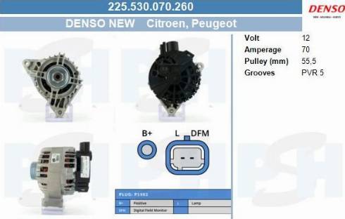 PSH 225.530.070.260 - Alternator furqanavto.az