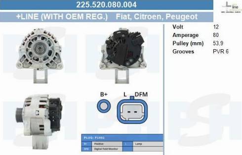 PSH 225.520.080.004 - Alternator furqanavto.az