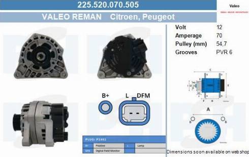 PSH 225.520.070.505 - Alternator furqanavto.az