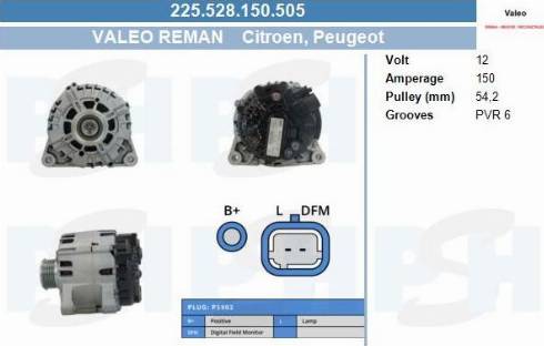 PSH 225.528.150.505 - Alternator furqanavto.az