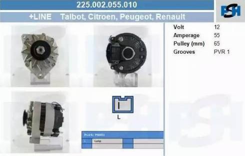 PSH 225.002.055.010 - Alternator furqanavto.az