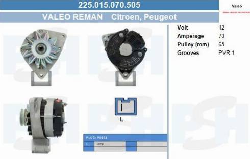 PSH 225.015.070.505 - Alternator furqanavto.az