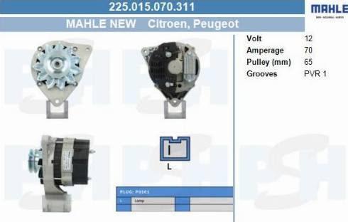 PSH 225.015.070.311 - Alternator furqanavto.az