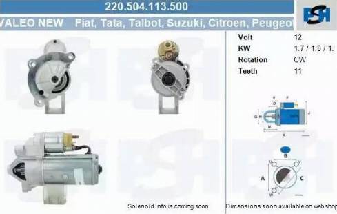 PSH 220.504.113.500 - Başlanğıc furqanavto.az