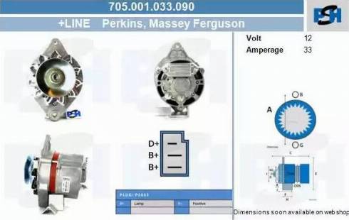 PSH 705.001.033.090 - Alternator furqanavto.az