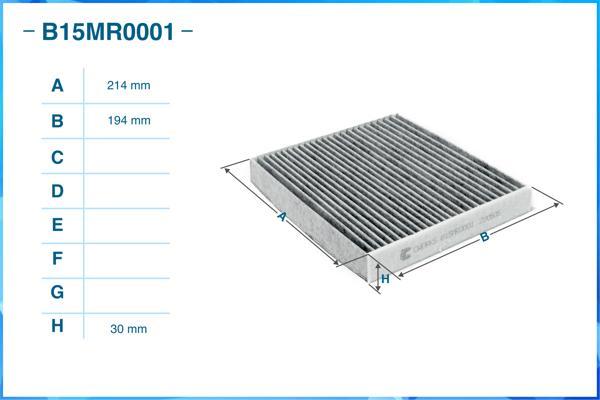 Cworks B15MR0001 - Filtr, daxili hava furqanavto.az