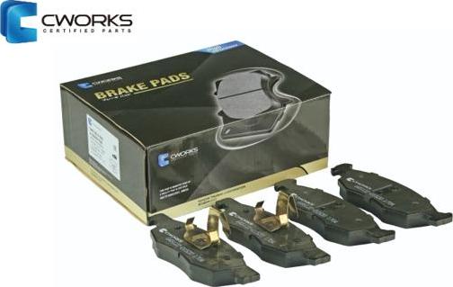 Cworks G4512Z01520 - Əyləc altlığı dəsti, əyləc diski furqanavto.az