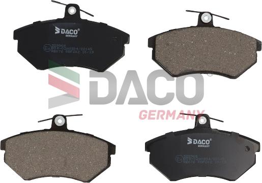 DACO Germany 329968 - Əyləc altlığı dəsti, əyləc diski www.furqanavto.az