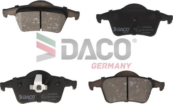 DACO Germany 324110 - Əyləc altlığı dəsti, əyləc diski furqanavto.az