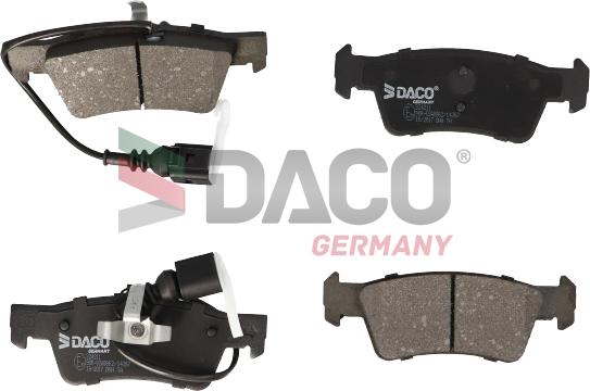 DACO Germany 324211 - Əyləc altlığı dəsti, əyləc diski furqanavto.az