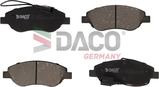 DACO Germany 320914 - Əyləc altlığı dəsti, əyləc diski furqanavto.az