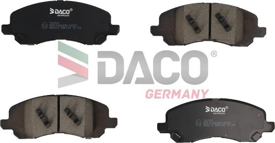 DACO Germany 320505 - Əyləc altlığı dəsti, əyləc diski furqanavto.az