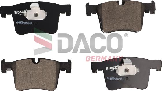 DACO Germany 320320 - Əyləc altlığı dəsti, əyləc diski furqanavto.az