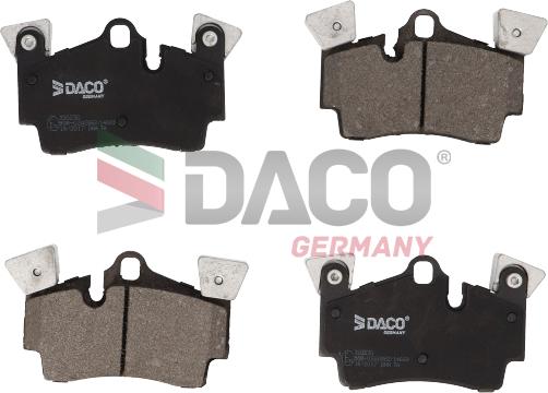 DACO Germany 320230 - Əyləc altlığı dəsti, əyləc diski furqanavto.az