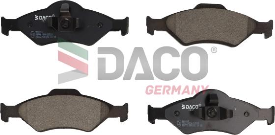 DACO Germany 321013 - Əyləc altlığı dəsti, əyləc diski furqanavto.az