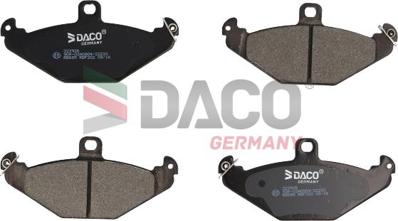 DACO Germany 323926 - Əyləc altlığı dəsti, əyləc diski furqanavto.az