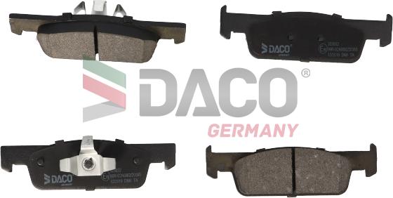 DACO Germany 323032 - Əyləc altlığı dəsti, əyləc diski furqanavto.az