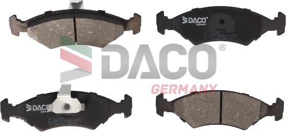 DACO Germany 322508 - Əyləc altlığı dəsti, əyləc diski furqanavto.az