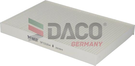 DACO Germany DFC0204 - Filtr, daxili hava furqanavto.az