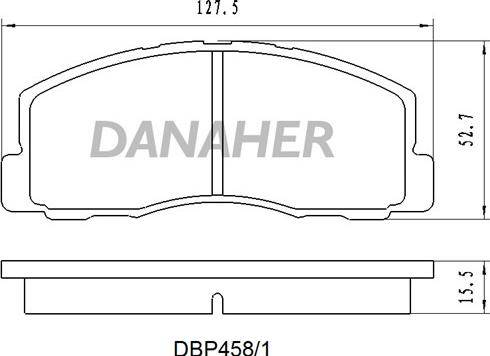 Herth+Buss Elparts J3605025 - Əyləc altlığı dəsti, əyləc diski furqanavto.az