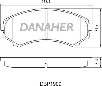 DJ Parts BP1018 - Əyləc altlığı dəsti, əyləc diski furqanavto.az