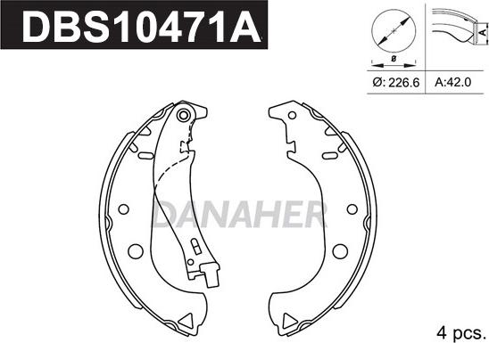 Danaher DBS10471A - Əyləc Başlığı Dəsti furqanavto.az