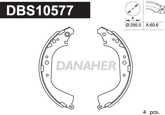 Danaher DBS10577 - Əyləc Başlığı Dəsti furqanavto.az