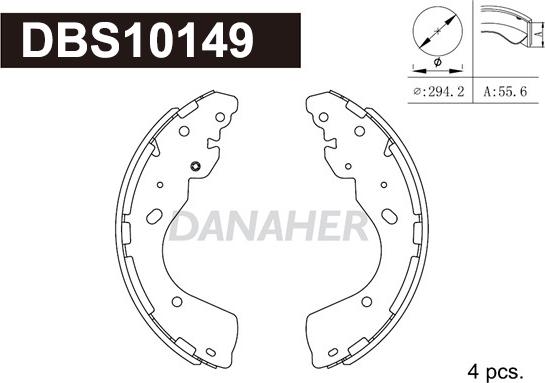 Danaher DBS10149 - Əyləc Başlığı Dəsti furqanavto.az