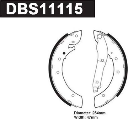 Danaher DBS11115 - Əyləc Başlığı Dəsti furqanavto.az