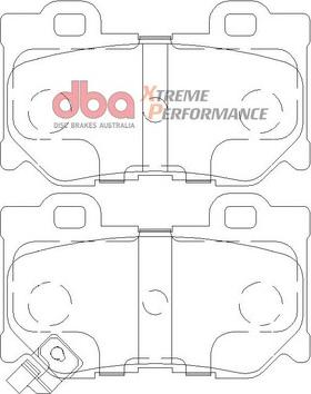 DBA Australia DB2401XP - Yüksək Performanslı Əyləc Yastığı Dəsti furqanavto.az