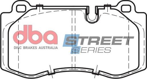 DBA Australia DB2057SS - Əyləc altlığı dəsti, əyləc diski furqanavto.az